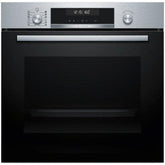 Horno Multifunción Bosch Serie 6 HBG578ES3 71L 60cm Pirolítico A+ Programas Automáticos Acero Inoxidable Negro