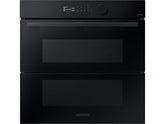 Horno de vapor - Samsung NV7B5750TDKU1, Multifunción, Pirolítico, Air Fry, 76l, 59.5 cm, Dual Cook Flex, WiFi, Negro