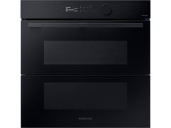 Horno de vapor - Samsung NV7B5750TDKU1, Multifunción, Pirolítico, Air Fry, 76l, 59.5 cm, Dual Cook Flex, WiFi, Negro