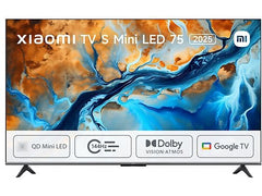 TV Mini LED 75 - XIAOMI S Mini 75 2025, UHD 4K, Quad Core Cortex-A73, Smart TV, DVB-T2 (H.265), Gris cepillado