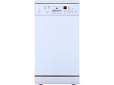 Lavavajillas - ok. ODW 4541-1 E FS, 10 Servicios, 7Programas, 44.5 cm, Libre Instalación, Blanco