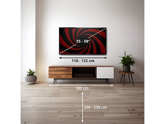 TV QNED 55 - LG 55QNED81A6A, UHD 4K, Procesador Inteligente α7 AI Processor 4K Gen8, Smart TV, DVB-T2 (H.265), Negro
