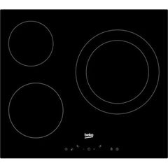 Beko HIC63402T Placa Vitrocerámica 3 Zonas Cristal Negro