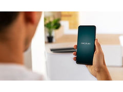 Aire acondicionado portátil - Cecotec ForceClima 12800 Soundless Heating Connected, 3024 fgh, Bomba de calor, 5 modos, 3 veloc, Mando, Wi-Fi, Blanco