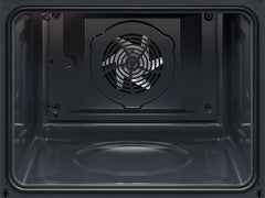 Horno multifunción - AEG Serie 5000 V5ABU20SK, Display LED, de 72 litros, 7 funciones, limpieza fácil, Integrable, Hidrolítica, 72 l, 596 mm, Negro