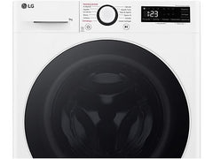 Lavadora carga frontal - LG F2WR5S09A0W, 9 kg, Blanco
