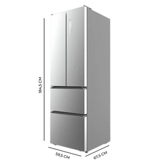 Cecotec French Door Fridge 395L Stainless Steel - No Frost Inverter