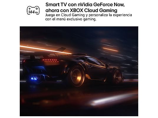 TV QNED 65 - LG 65QNED81A6A, UHD 4K, Procesador Inteligente α7 AI Processor 4K Gen8, Smart TV, DVB-T2 (H.265), Negro
