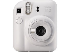 Cámara instantánea - Fujifilm Instax Mini 12, 62× 46 mm, Flash, Blanco arcilla