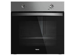 Horno - Teka NEO HBB 4350, Convencional, 2593W, 72l, 59.5 cm Ancho, Puerta de 2 cristales, Acero Inoxidable
