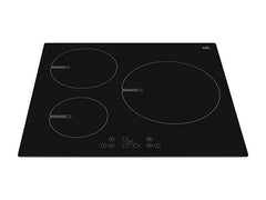Placa inducción - ok. OBH 3611-1, 3 zonas, Zona grande 1829 cm, 7200W, 51.7 cm, Negro