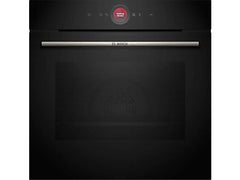 Horno compacto - Bosch HBG774KB1, Serie 8, Multifunción, Pirolítico, 71 l, 54.9 cm, Negro