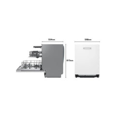 Lavavajillas LG Quadwash Steam Integrable Eficiencia A Vapor Tercera Bandeja
