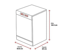 Lavavajillas - Miele G 5611 SC, 14 Servicios, 5 Programas, 59.8 cm Ancho, AutoOpen, ComfortClose, Inox