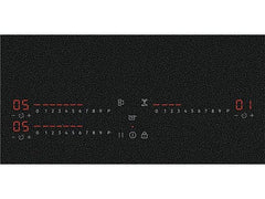 Placa inducción - AEG TI63IQ10IZ, 3 zonas, Zona grande 28 cm, SaphirMatt, 58 cm, Negro Mate