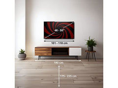 TV LED 50 - Hisense 50A6Q, UHD 4K, Quad CoreMT9603, IA 4K Upscaler, Modo Juego Plus, Control por voz, Negro