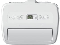 Aire acondicionado portátil - Hisense APC09QC, 2236 fgh, 3 velocidades, Deshumidificador, Super Cool, Mando a distancia, Kit Ventana, Wi-Fi, Blanco
