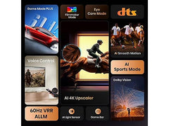 TV LED 43" - HISENSE 43A6Q, UHD 4K, Quad Core/MT9603, Smart TV, DVB-T2 (H.265), Negro