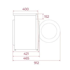 Lavadora Teka WMK 40740 7kg Carga Frontal 1200rpm A Blanca