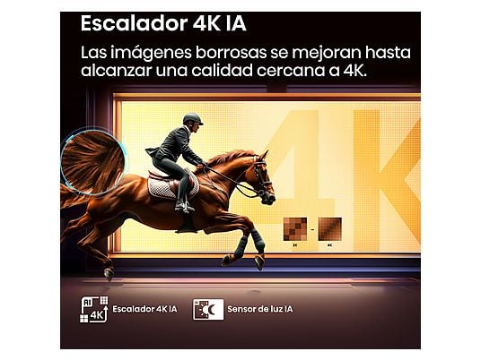 TV LED 65" - HISENSE 65A6Q, UHD 4K, Quad Core/MT9603, Smart TV, DVB-T2 (H.265), Negro