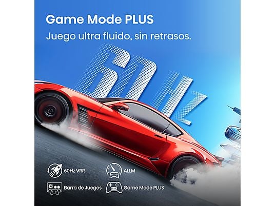 TV LED 85 - Hisense 85A6Q, UHD 4K, Quad CoreMT9603, IA 4K Upscaler, Modo Juego Plus, Control por voz, Negro