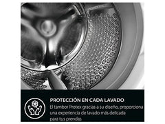 Lavadora integrable - AEG LFN7G8434F, 8 kg, 1400 rpm, Tecnología ProSense, Función Vapor, Sin panelar