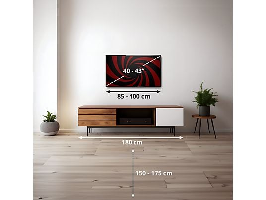 TV LED 43 - TCL 43P6K, UHD 4K, HDR, AiPQ, Google TV, Dolby Atmos, Negro