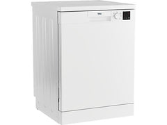 Lavavajillas - Beko DVN05320W, 13 servicios, 5 programas, 60 cm, WaterSafe™, Blanco